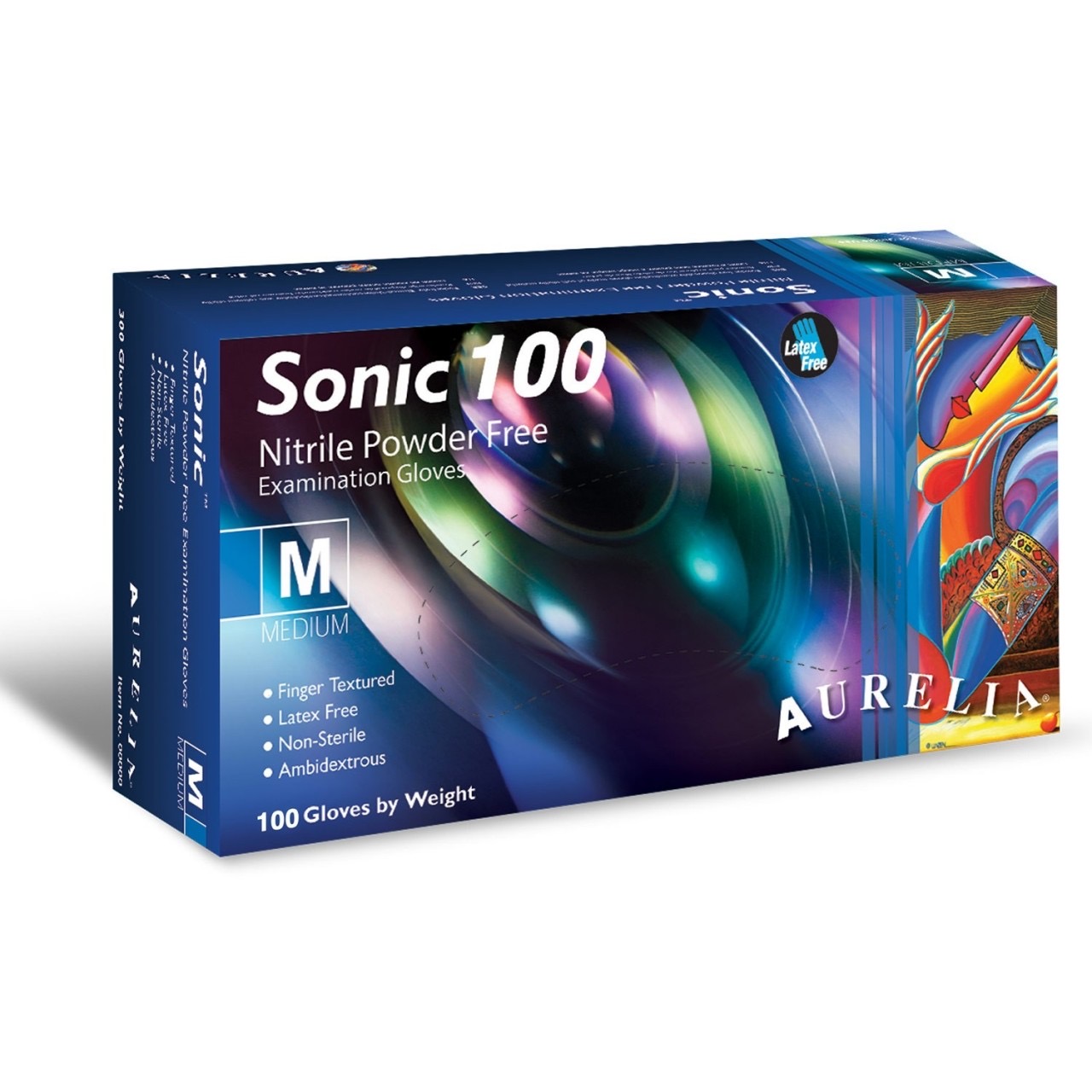 Aurelia SONIC 100 Powder Free Nitrile – 100 Gloves