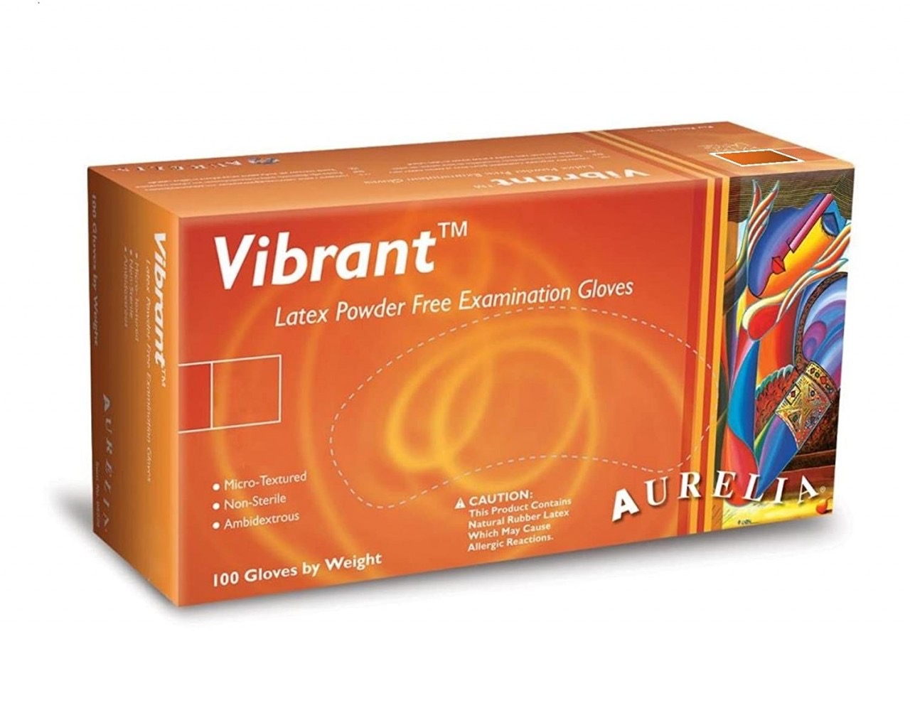 Aurelia VIBRANT Clear Powder Free Latex – 100 Gloves