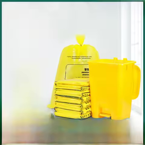 Clinical Waste Bags Yellow – Roll of 50