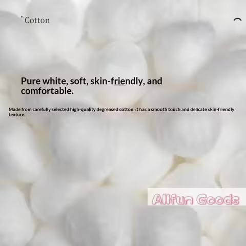 Cotton Wool Balls – Bag of 100