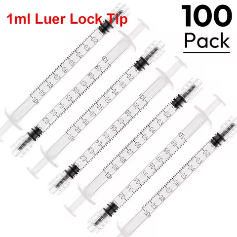 Luer Lock Syringes 1ml – Box of 100
