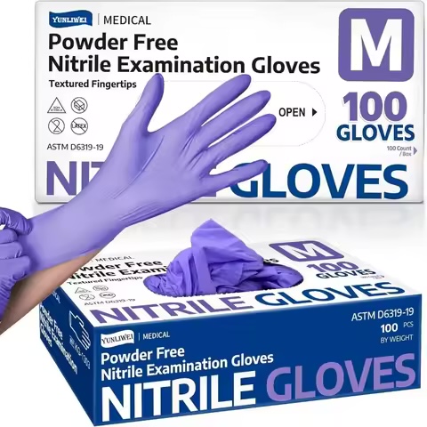 Purple Nitrile Gloves Extra Strength – Box of 100